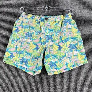 Chubbies Shorts Mens XS Extra Small Yellow Bananas Stretch Waist Summer Weekend